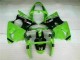 2000-2002 Green Black Kawasaki ZX6R Bike Fairings
