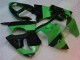 2000-2002 Green Black Kawasaki ZX6R Motorcycle Fairings 2000-2002 Green Black Kawasaki ZX6R Motorcycle Fairings