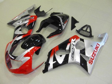 ABS 2000-2002 Red Silver Suzuki GSXR 1000 K1 Motorcycle Fairing Kits & Plastic Bodywork MF3461