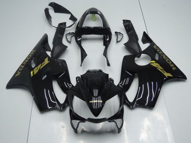 2001-2003 Black Gold Honda CBR600 F4i Motorcycle Fairing 2001-2003 Black Gold Honda CBR600 F4i Motorcycle Fairing