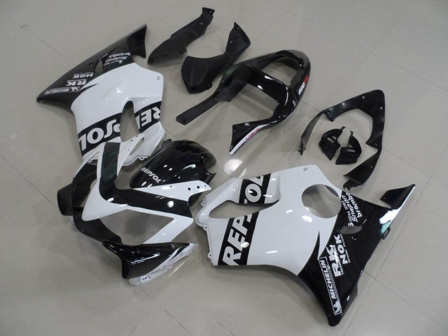 2001-2003 White Repsol Honda CBR600 F4i Motorcycle Fairings Kit 2001-2003 White Repsol Honda CBR600 F4i Motorcycle Fairings Kit