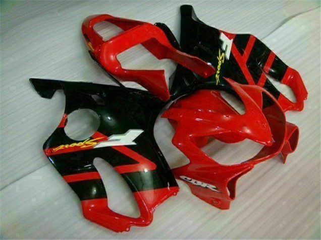 2001-2003 Red Black Honda CBR600 F4i Motorcycle Fairings Kits