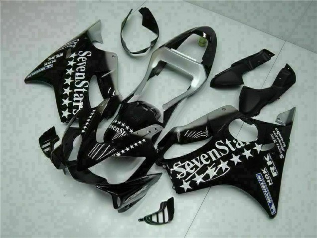 2001-2003 Black White Seven Stars Honda CBR600 F4i Bike Fairing 2001-2003 Black White Seven Stars Honda CBR600 F4i Bike Fairing