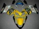 2001-2003 Yellow White Honda CBR600 F4i Moto Fairings 2001-2003 Yellow White Honda CBR600 F4i Moto Fairings