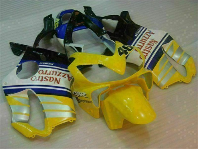 2001-2003 Yellow Silver Nastro Azzurro Honda CBR600 F4i Motorcylce Fairings 2001-2003 Yellow Silver Nastro Azzurro Honda CBR600 F4i Motorcylce Fairings