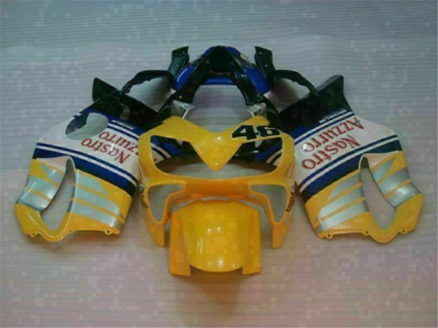 2001-2003 Yellow Silver Nastro Azzurro Honda CBR600 F4i Motorcylce Fairings 2001-2003 Yellow Silver Nastro Azzurro Honda CBR600 F4i Motorcylce Fairings
