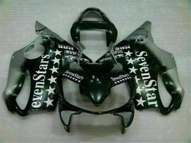 2001-2003 Black Silver Seven Stars Honda CBR600 F4i Motorbike Fairing 2001-2003 Black Silver Seven Stars Honda CBR600 F4i Motorbike Fairing