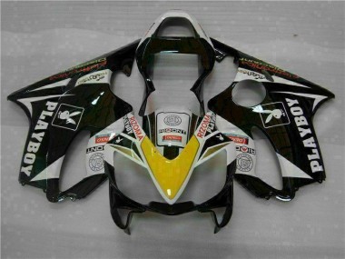 ABS 2001-2003 Yellow Silver Black Honda CBR600 F4i Motorcycle Fairing Kits & Plastic Bodywork MF1516