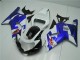 2001-2003 White Blue Suzuki GSXR 600/750 Motorcycle Fairings Kit 2001-2003 White Blue Suzuki GSXR 600/750 Motorcycle Fairings Kit