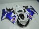 2001-2003 White Blue Suzuki GSXR 600/750 Motorcycle Fairings Kit 2001-2003 White Blue Suzuki GSXR 600/750 Motorcycle Fairings Kit