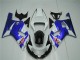 2001-2003 White Blue Suzuki GSXR 600/750 Motorcycle Fairings Kit 2001-2003 White Blue Suzuki GSXR 600/750 Motorcycle Fairings Kit