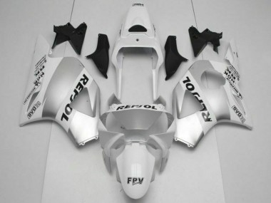 2002-2003 White Silver Black Repsol Honda CBR900RR 954RR Motorcycle Replacement Fairings