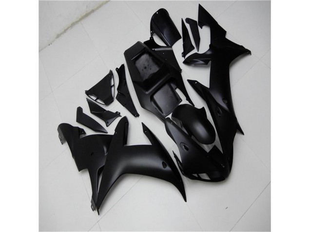 2002-2003 Black Yamaha YZF R1 Motorcylce Fairings & Bodywork 2002-2003 Black Yamaha YZF R1 Motorcylce Fairings & Bodywork