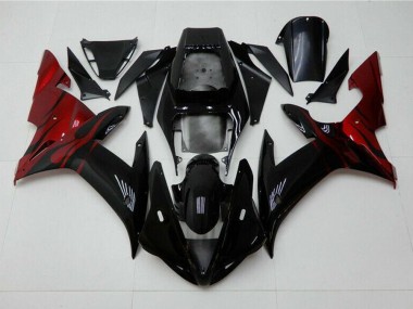 2002-2003 Black Red Yamaha YZF R1 Motorcycle Fairing