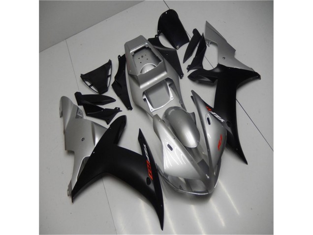 Abs 2002-2003 Silver Black Yamaha YZF R1 Motorbike Fairings