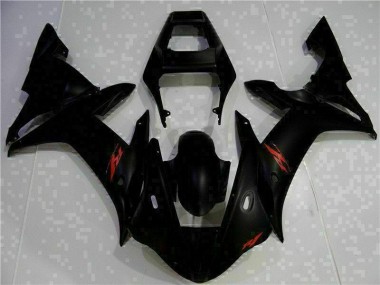 2002-2003 Black Yamaha YZF R1 Motorcycle Fairing Kit