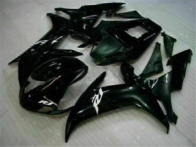 2002-2003 Black Yamaha YZF R1 Moto Fairings 2002-2003 Black Yamaha YZF R1 Moto Fairings