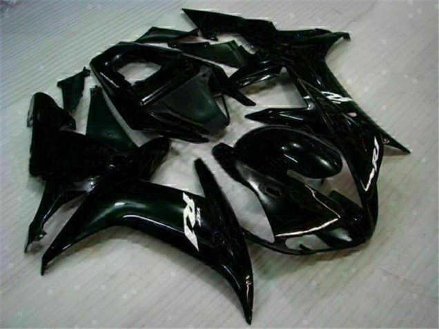 2002-2003 Black Yamaha YZF R1 Moto Fairings 2002-2003 Black Yamaha YZF R1 Moto Fairings