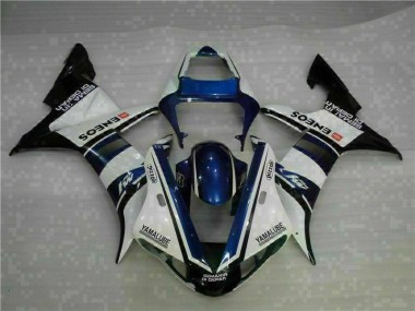 ABS 2002-2003 Black Yamaha YZF R1 Motorcycle Fairing Kits & Plastic Bodywork MF0783