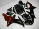 2002-2003 Black Yamaha YZF R1 Motorcycle Fairings 2002-2003 Black Yamaha YZF R1 Motorcycle Fairings
