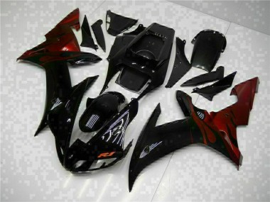 Abs 2002-2003 Black Yamaha YZF R1 Motorcycle Fairings