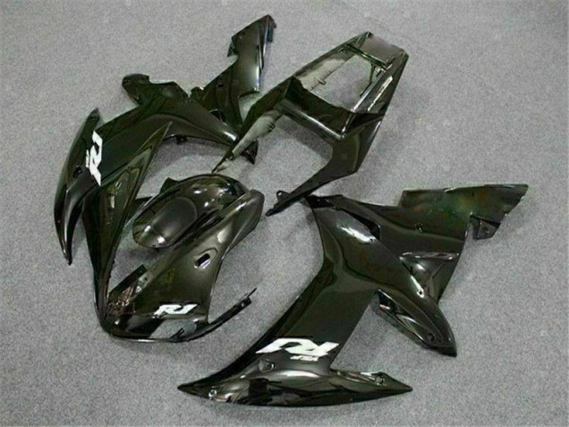 2002-2003 Black Yamaha YZF R1 Motorcycle Fairing 2002-2003 Black Yamaha YZF R1 Motorcycle Fairing