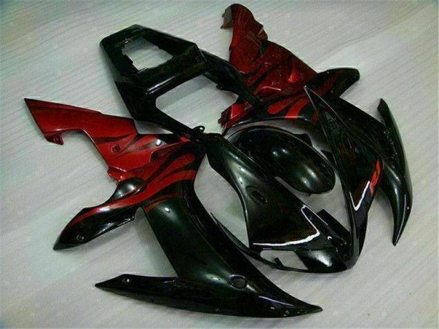 Abs 2002-2003 Black Red Yamaha YZF R1 Bike Fairing