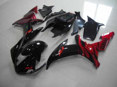 2002-2003 Black Flame Yamaha YZF R1 Motorcyle Fairings
