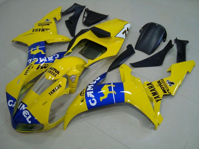 2002-2003 Blue Yellow Yamaha YZF R1 Motorcylce Fairings 2002-2003 Blue Yellow Yamaha YZF R1 Motorcylce Fairings