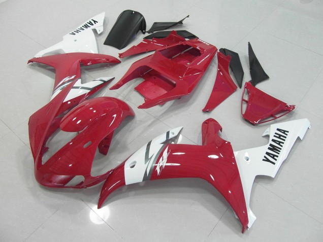 2002-2003 Red White Yamaha YZF R1 Bike Fairings 2002-2003 Red White Yamaha YZF R1 Bike Fairings