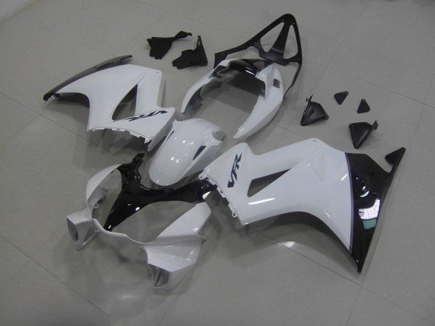 2002-2013 White Black Honda VFR800 Motorcyle Fairings 2002-2013 White Black Honda VFR800 Motorcyle Fairings