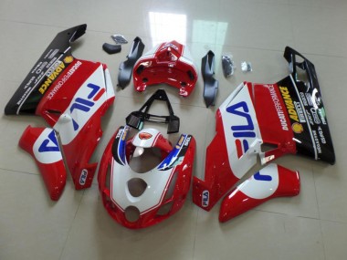 Abs 2003-2004 Red Fila Ducati 749 999 Bike Fairings