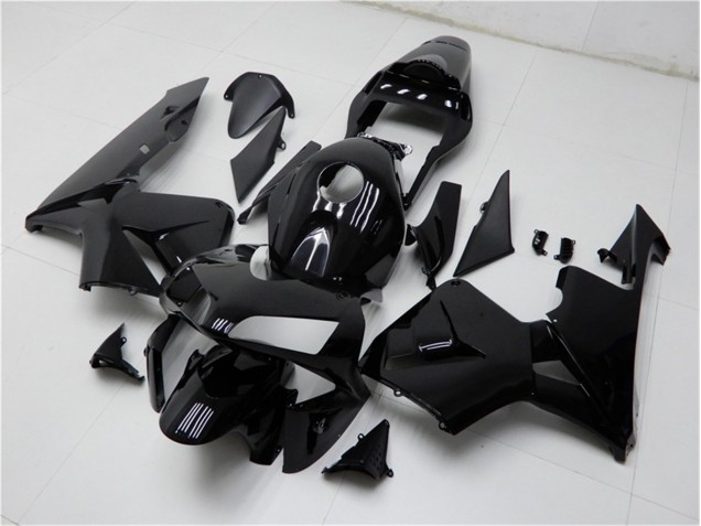 2003-2004 Glossy Black Honda CBR600RR Motorbike Fairing 2003-2004 Glossy Black Honda CBR600RR Motorbike Fairing