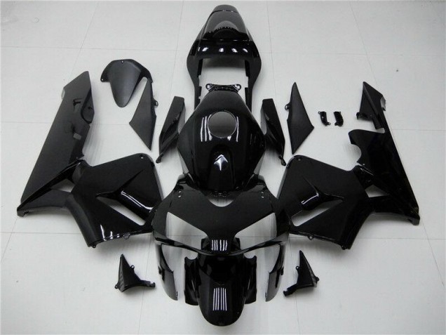 2003-2004 Glossy Black Honda CBR600RR Motorbike Fairing 2003-2004 Glossy Black Honda CBR600RR Motorbike Fairing