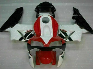 2003-2004 Red White Honda CBR600RR Bike Fairings