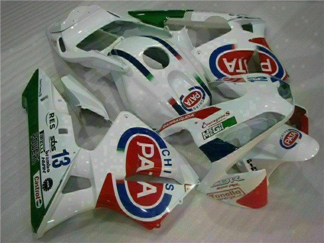 2003-2004 White Honda CBR600RR Motor Bike Fairings & Bodywork 2003-2004 White Honda CBR600RR Motor Bike Fairings & Bodywork
