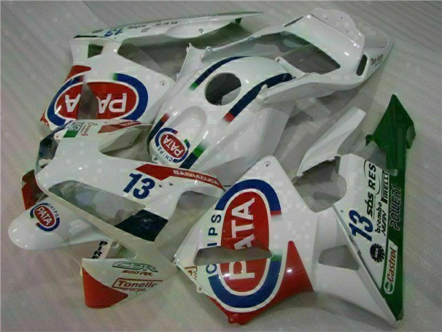 2003-2004 White Honda CBR600RR Motor Bike Fairings & Bodywork 2003-2004 White Honda CBR600RR Motor Bike Fairings & Bodywork