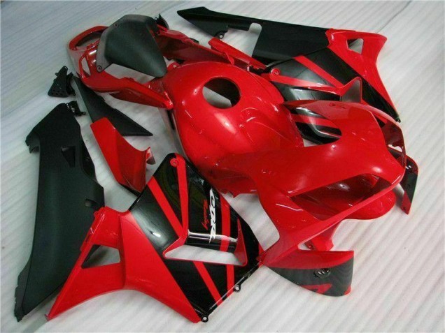 2003-2004 Red Black Honda CBR600RR Motorcycle Fairing Kit 2003-2004 Red Black Honda CBR600RR Motorcycle Fairing Kit