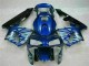 2003-2004 Blue with Silver Flame Honda CBR600RR Motorbike Fairing 2003-2004 Blue with Silver Flame Honda CBR600RR Motorbike Fairing