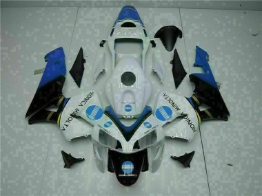 2003-2004 White Honda CBR600RR Motor Bike Fairings