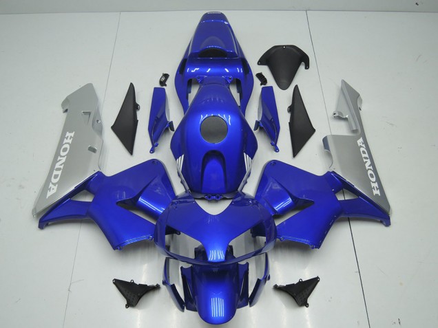 2003-2004 Blue Silver Honda CBR600RR Motorbike Fairing 2003-2004 Blue Silver Honda CBR600RR Motorbike Fairing