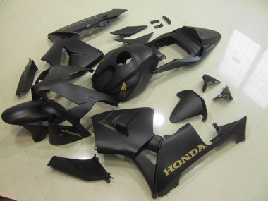 2003-2004 Matte Black Gold Honda CBR600RR Motorbike Fairings