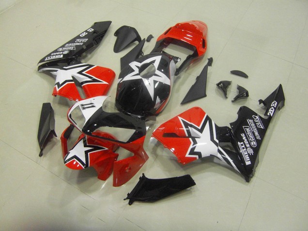 2003-2004 Black Red Honda CBR600RR Motorcycle Fairing 2003-2004 Black Red Honda CBR600RR Motorcycle Fairing