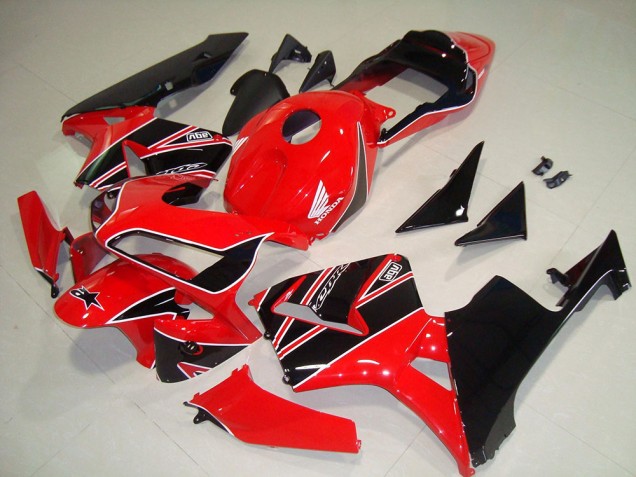 2003-2004 Red Black Honda CBR600RR Motorbike Fairing Kits 2003-2004 Red Black Honda CBR600RR Motorbike Fairing Kits