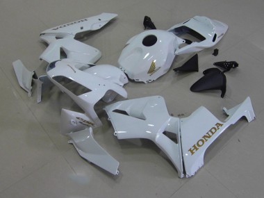 2003-2004 White Gold Honda CBR600RR Replacement Fairings