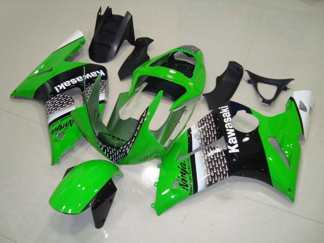 2003-2004 Green Nakano Kawasaki ZX6R Replacement Motorcycle Fairings
