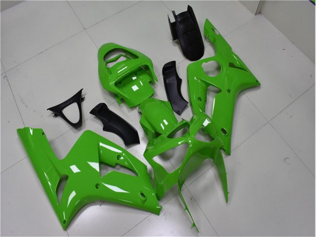 2003-2004 Green Kawasaki ZX6R Replacement Fairings
