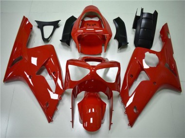 Abs 2003-2004 Red Kawasaki ZX6R Motor Fairings