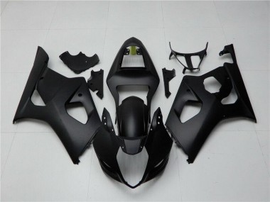 ABS 2003-2004 Matte Black Suzuki GSXR 1000 K3 Motorcycle Fairing Kits & Plastic Bodywork MF0109