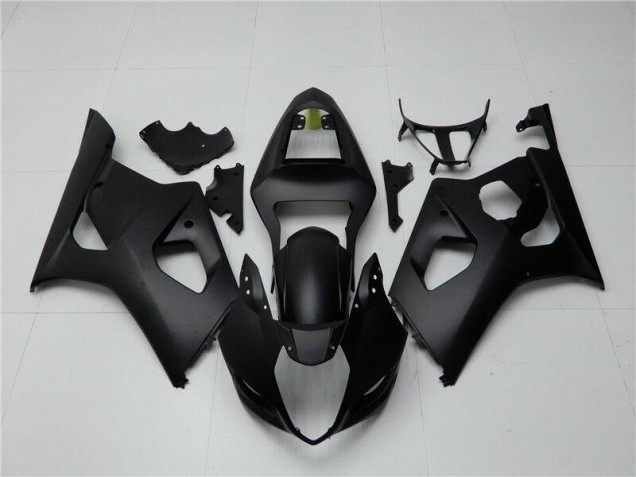 2003-2004 Matte Black Suzuki GSXR 1000 Motorcycle Bodywork 2003-2004 Matte Black Suzuki GSXR 1000 Motorcycle Bodywork
